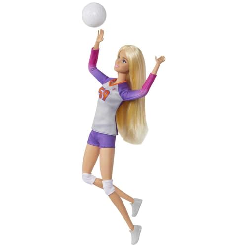 Detalle 2 de Mattel HKT72 Barbie Made to Move Jugadora de voleibol