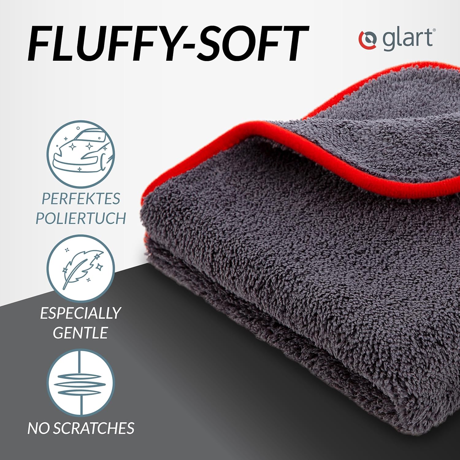 Thumbnail 1 de Glart 44TP Car Microfiber Cloth 40x40 cm – 600 GSM