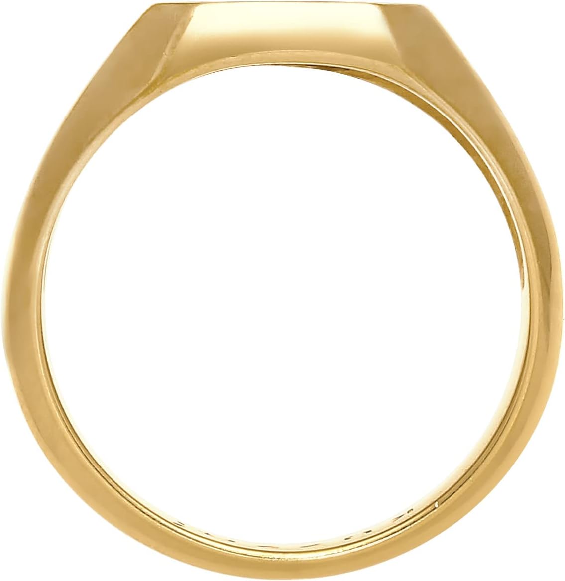 Detalle de Kuzzoi Herrenring Siegelring massiv 12 mm breit aus 925 Sterling Silber mit blauem Emaille-Schmuckelement (Ringgröße 54–66)
