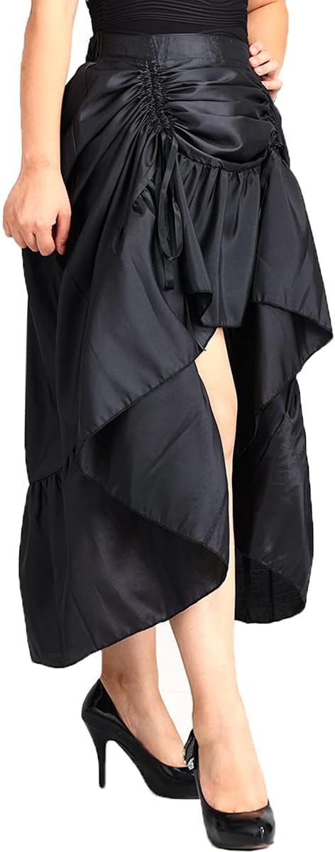 Thumbnail 2 de COSDREAMER Women's Steampunk Gothic High Low Skirt