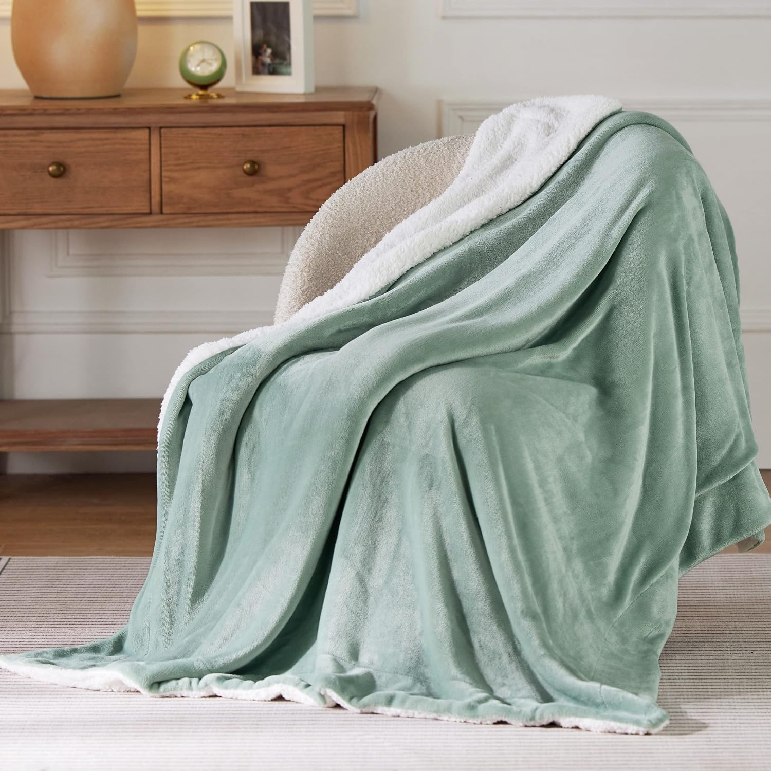 Detalle de BEDSURE Kuscheldecke 130x150 cm 🛋