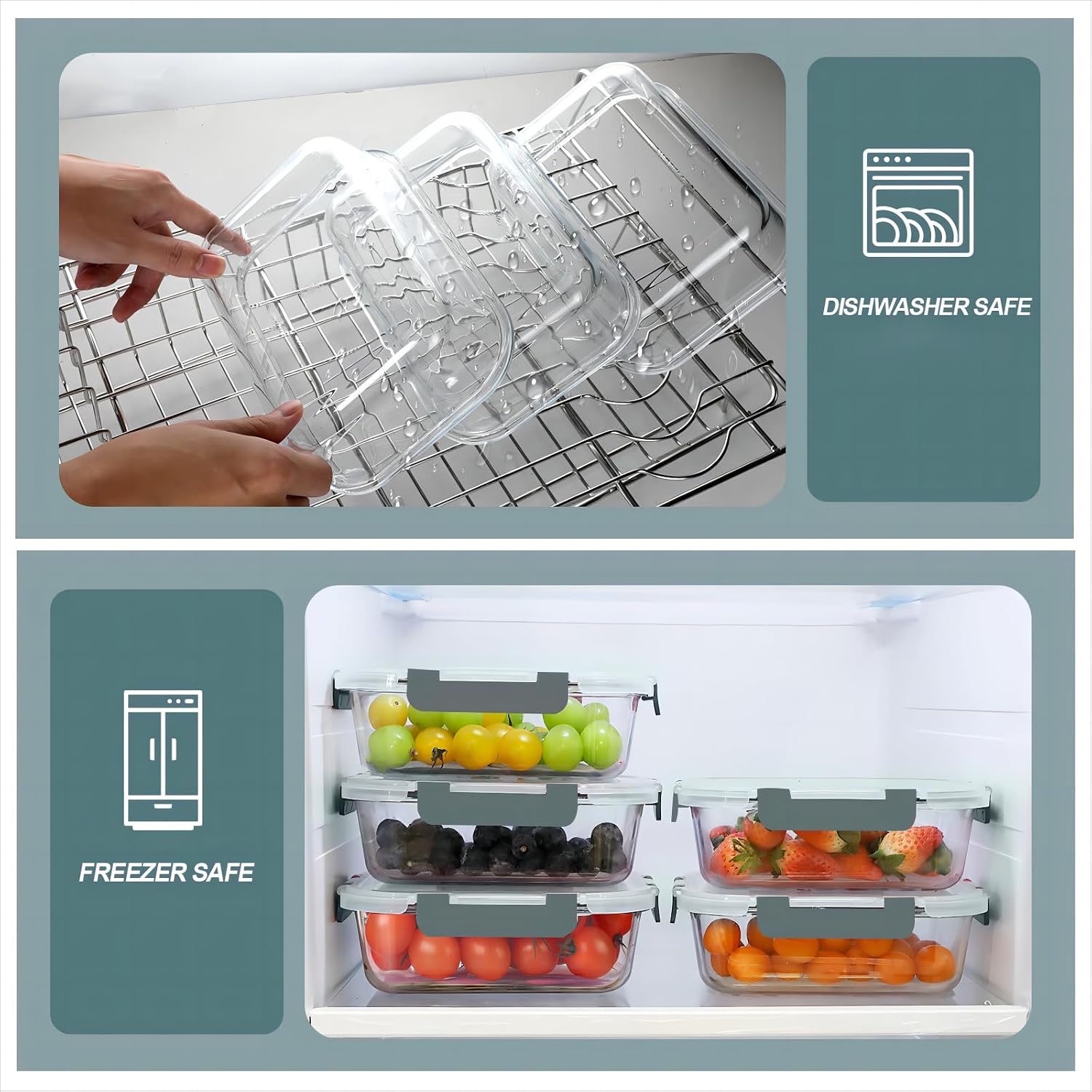 Thumbnail 3 de KOMUEE Meal Prep Containers 30 oz 🍱