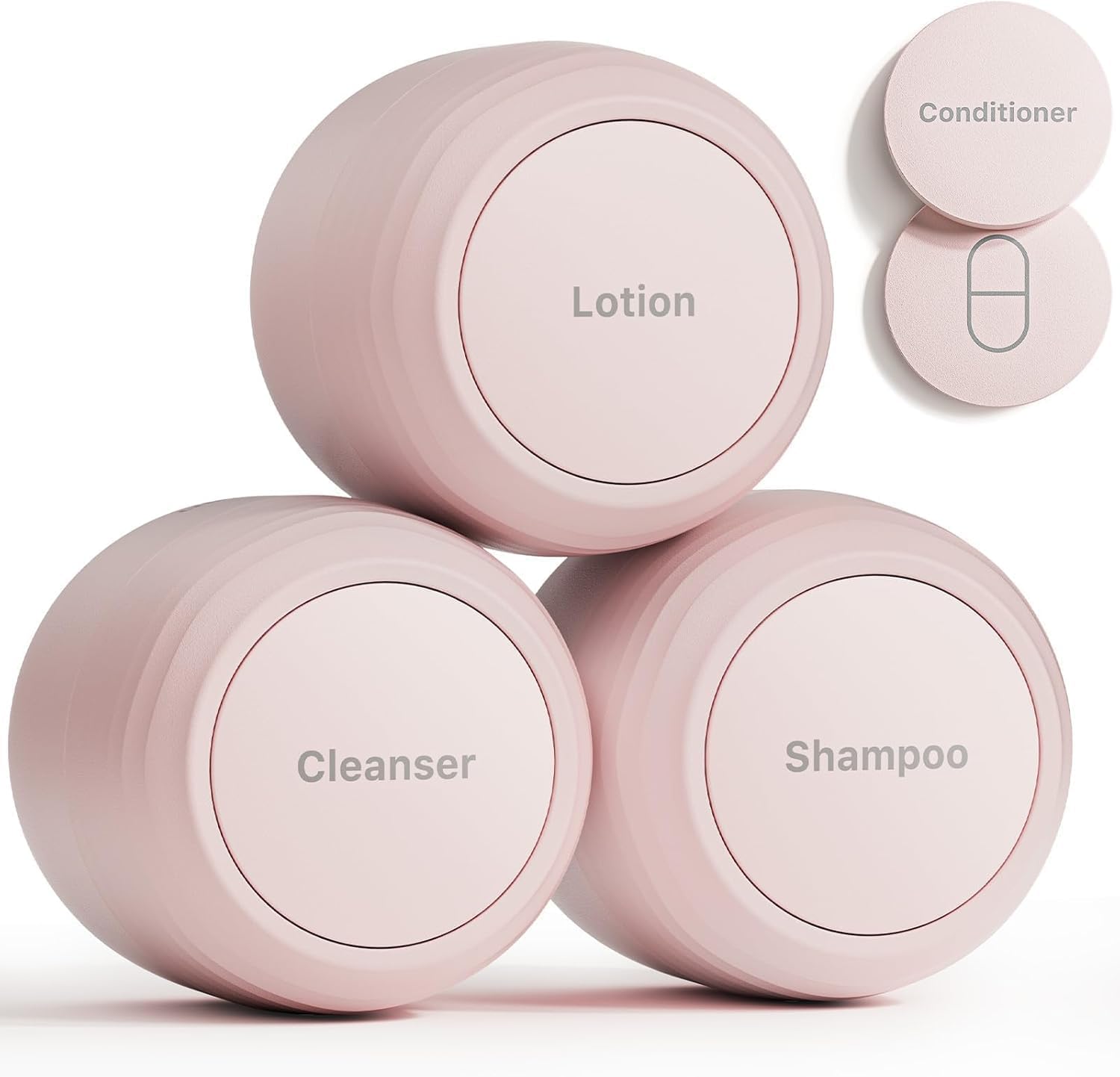 Trimcoo Travel Toiletry Containers, 1 oz TSA