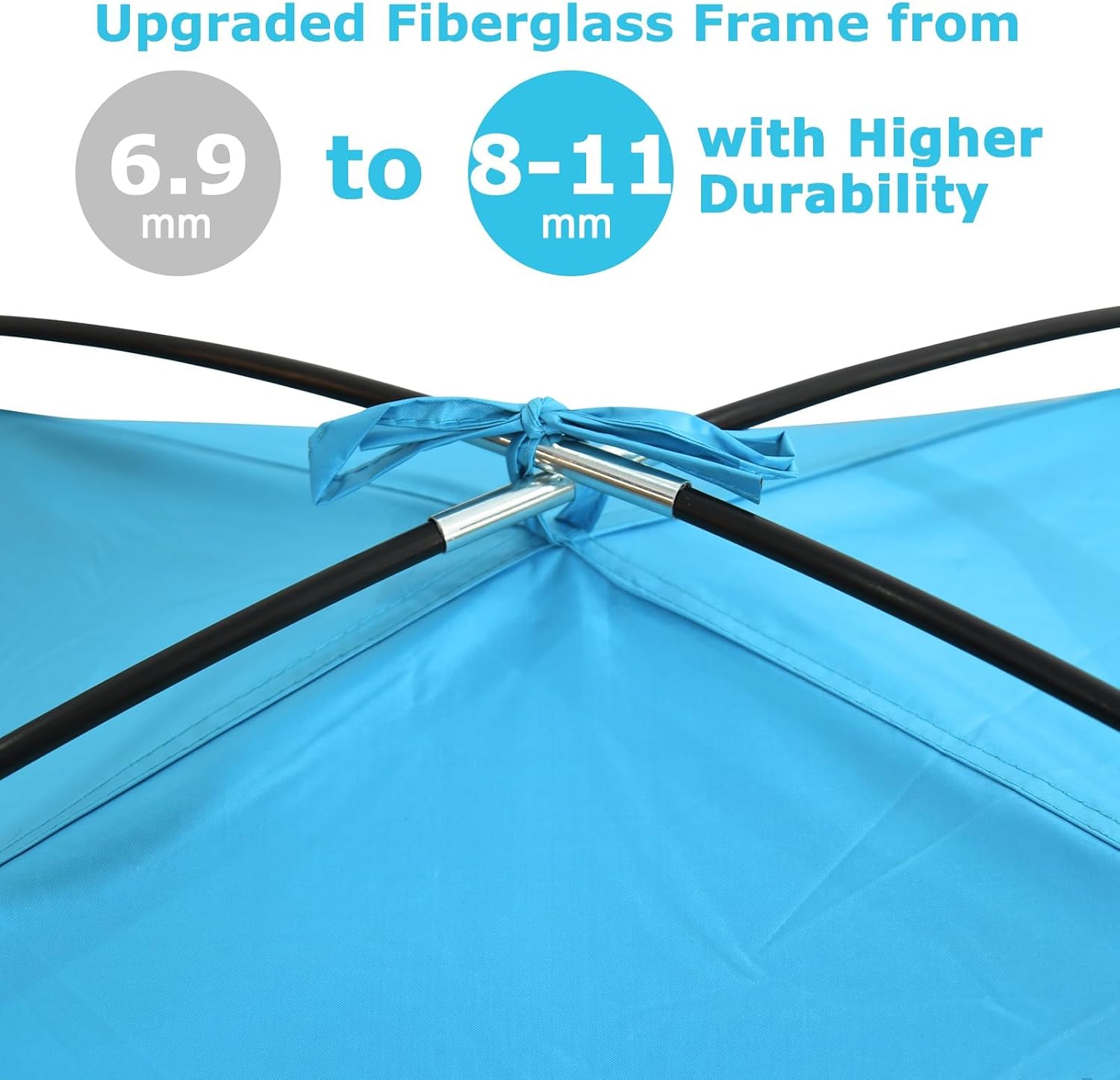 Detalle 2 de COMMOUDS Beach Tent Sun Shelter for 3/4/6/8 Person