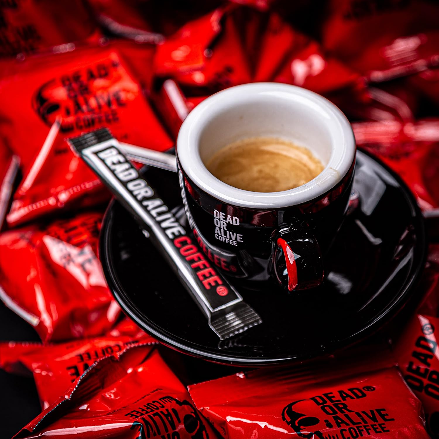 Detalle de DEAD OR ALIVE COFFEE Kapseln – Starke Kaffeekapseln, Nespresso kompatibel, 50 Stk.