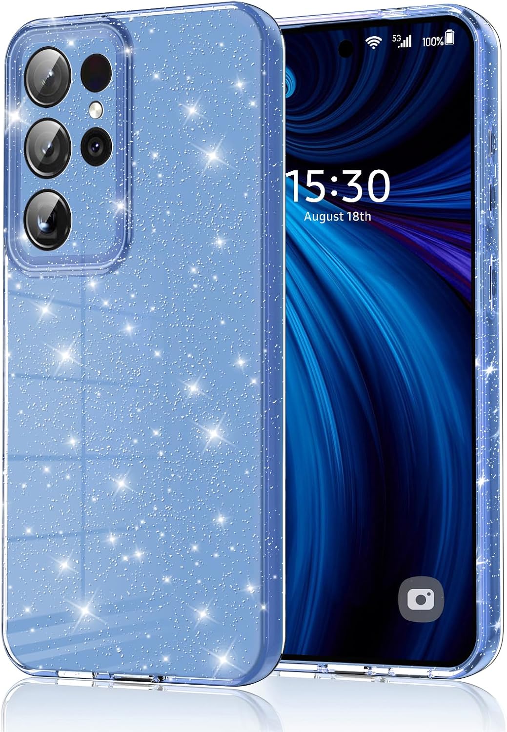 Detalle de Eherui Hülle Galaxy S22 Ultra Glitzer Silikon TPU