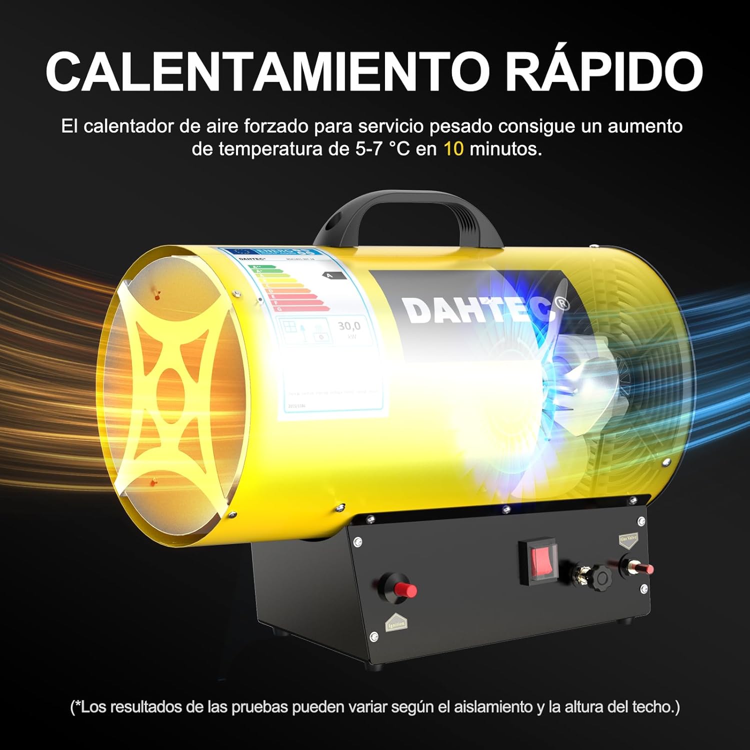 Detalle 2 de DAHTEC Calefactor de gas 18-30 kW