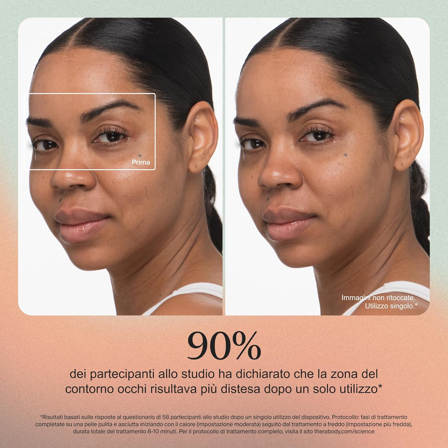 Thumbnail 2 de Therabody TheraFace Depuffing Wand: varita viso caldo/freddo per ridurre gonfiore e illuminare