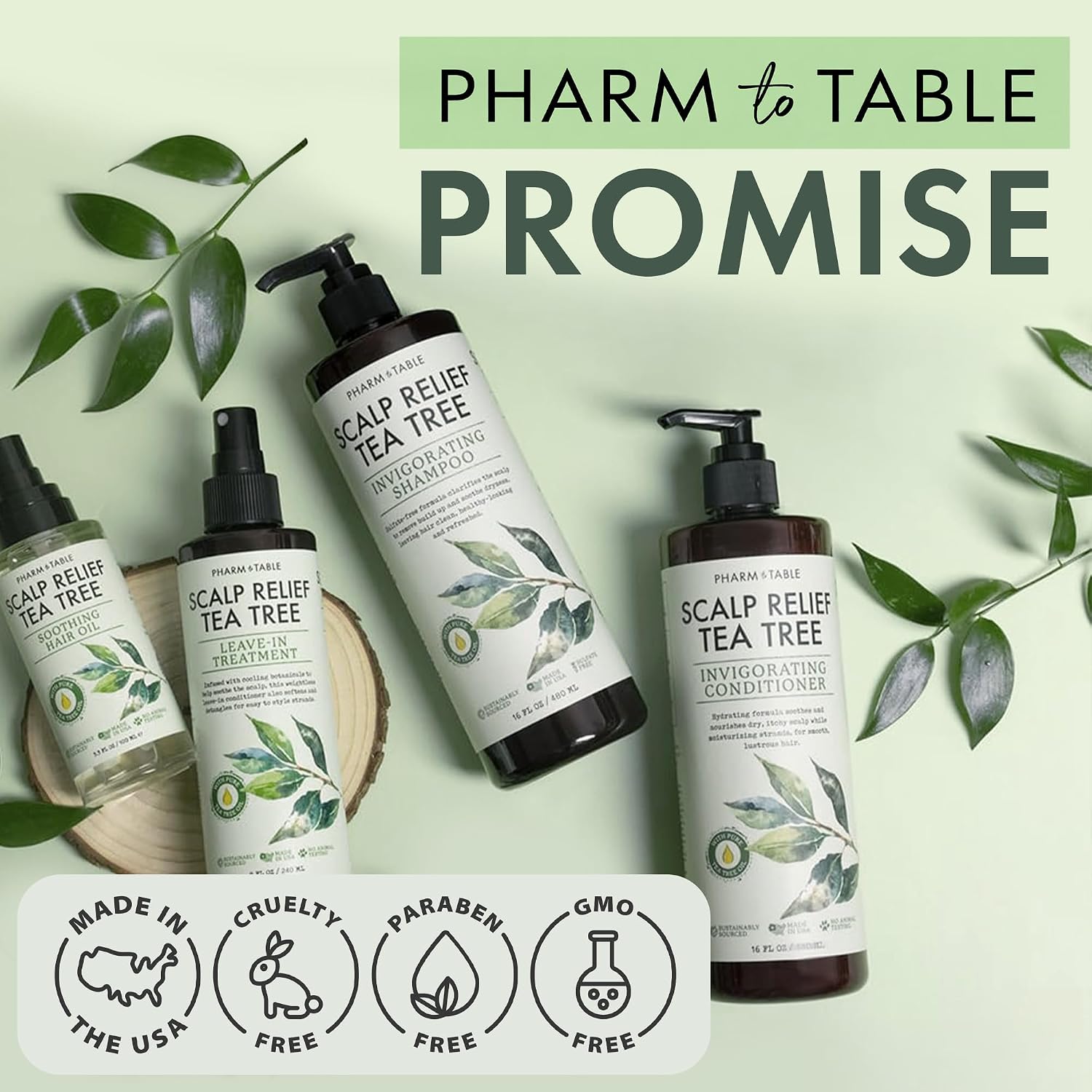 Thumbnail 6 de Pharm to Table Tea Tree Oil Leave-In Conditioner Spray, 8 fl oz