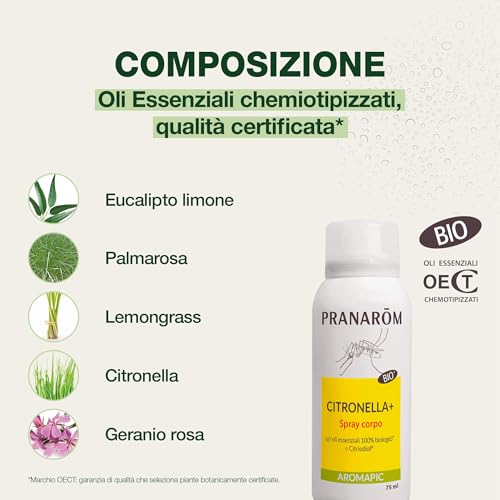 Detalle 2 de PRANAROM Aromapic spray antimosquitos 75 ml