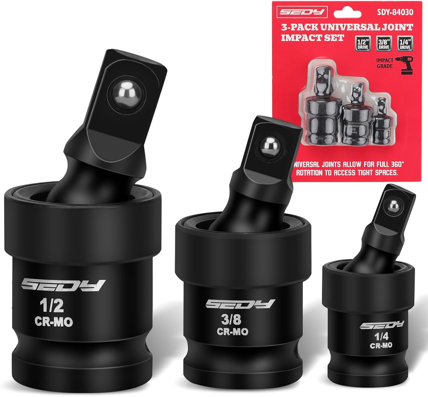 Thumbnail 6 de Impact Socket Adapter Set 9-Piece
