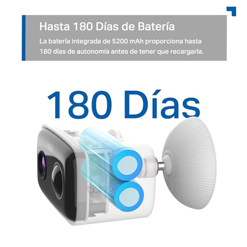 Detalle de Tapo C400: Cámara de Vigilancia WiFi Exterior con Batería 5200 mAh y 1080p