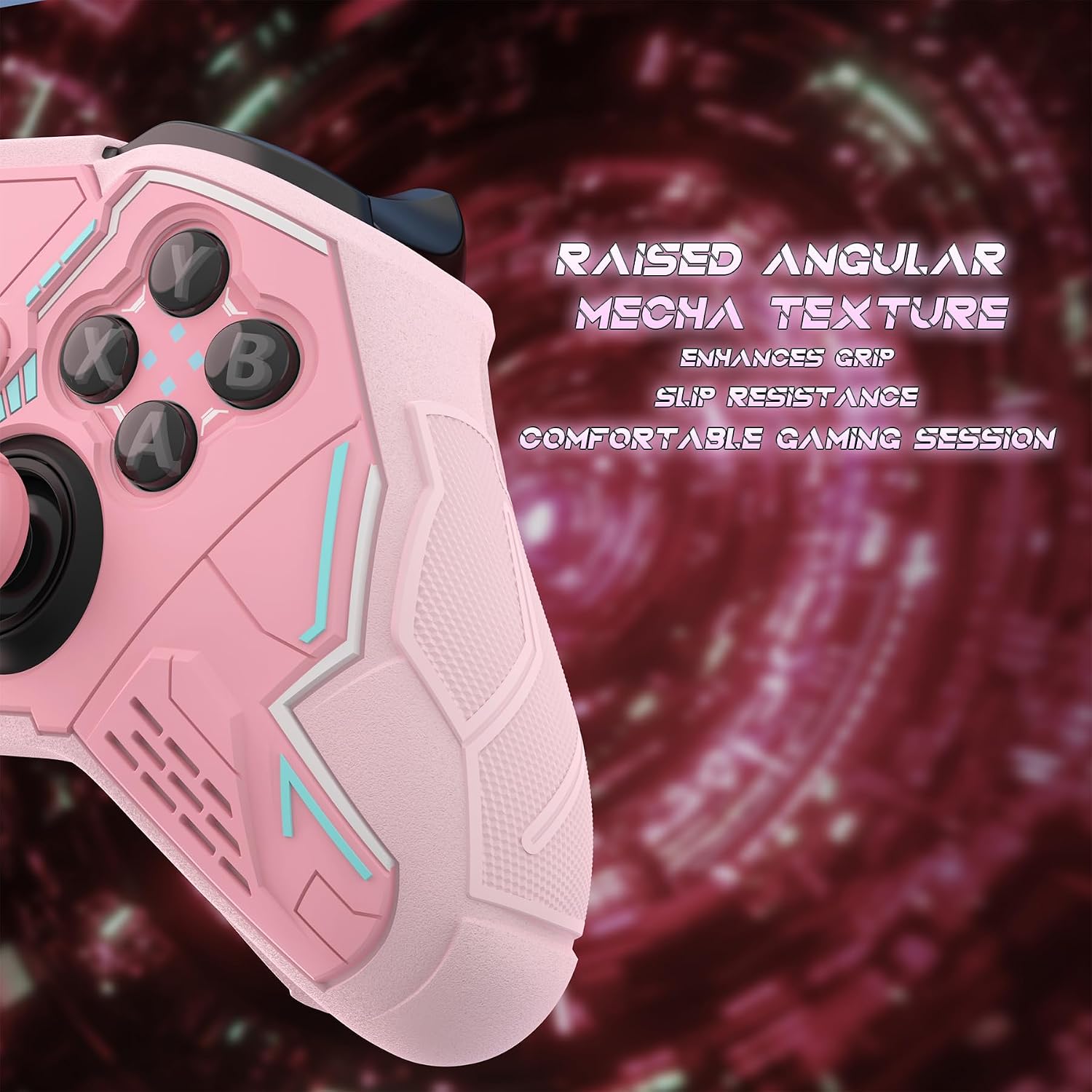 Detalle 2 de playvital Stellar Mecha silicone cover for Xbox Elite Series 2, non-slip grip