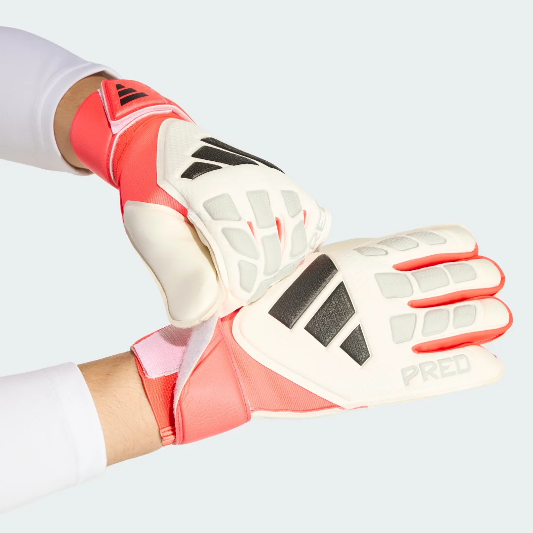 Detalle de Guantes de Portero Predator Match de Adidas – color blanco