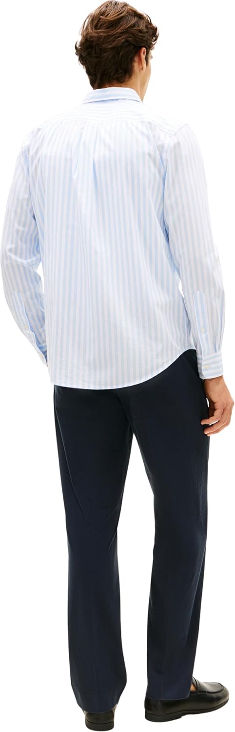 Detalle de Tommy Hilfiger Flex POPLIN Classic STP RF Shirt – Regular Fit, Button-Down-Kragen