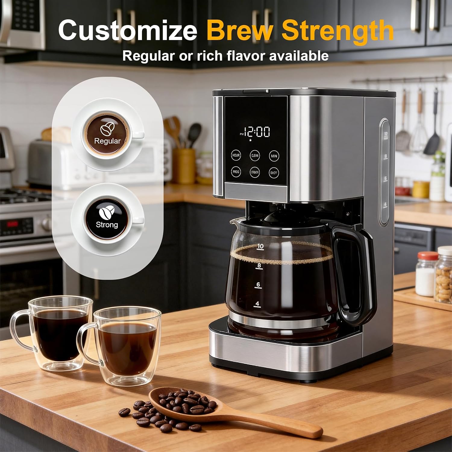 Detalle 2 de Programmable Coffee Maker, 10-Cup Capacity