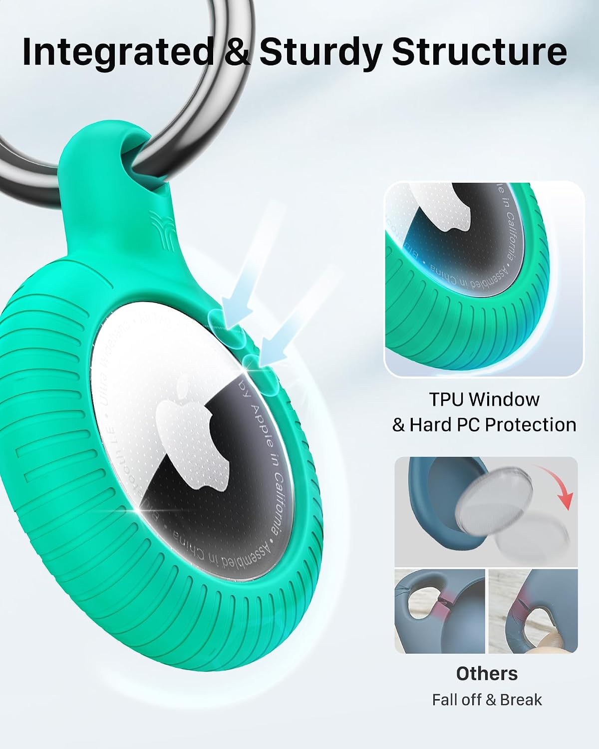 Detalle 2 de YOSH Porte Clef Airtag Lot de 11