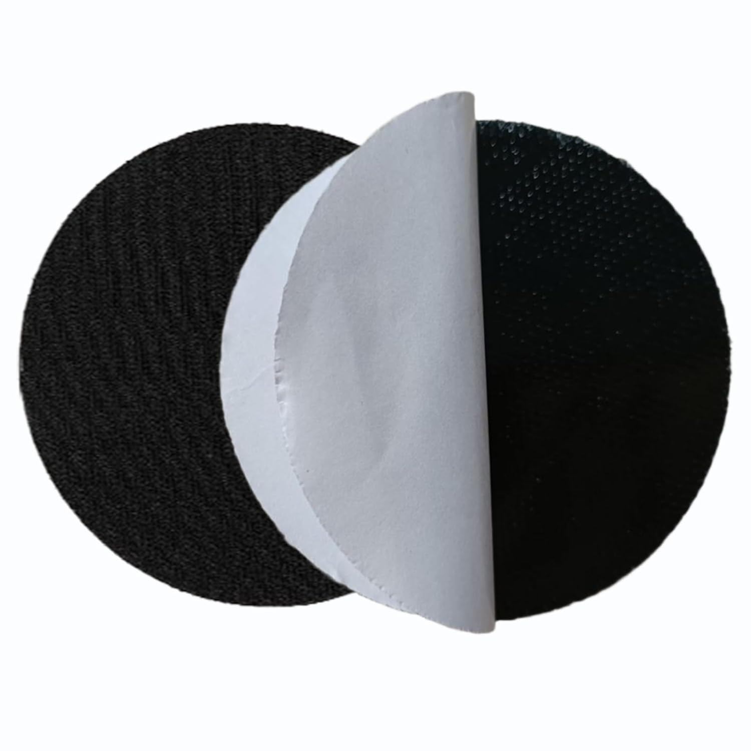 Detalle de HOTCKB FER128 zelfklevende klittenbandschijven 125 mm, set van 2