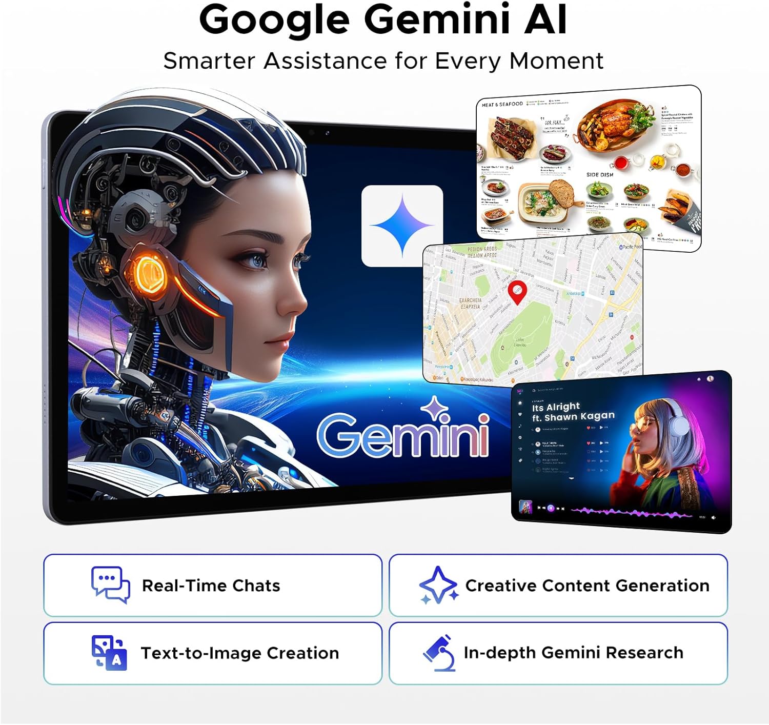Thumbnail 6 de POPUX P11 11-Inch Tablet with Android 16 and Gemini AI