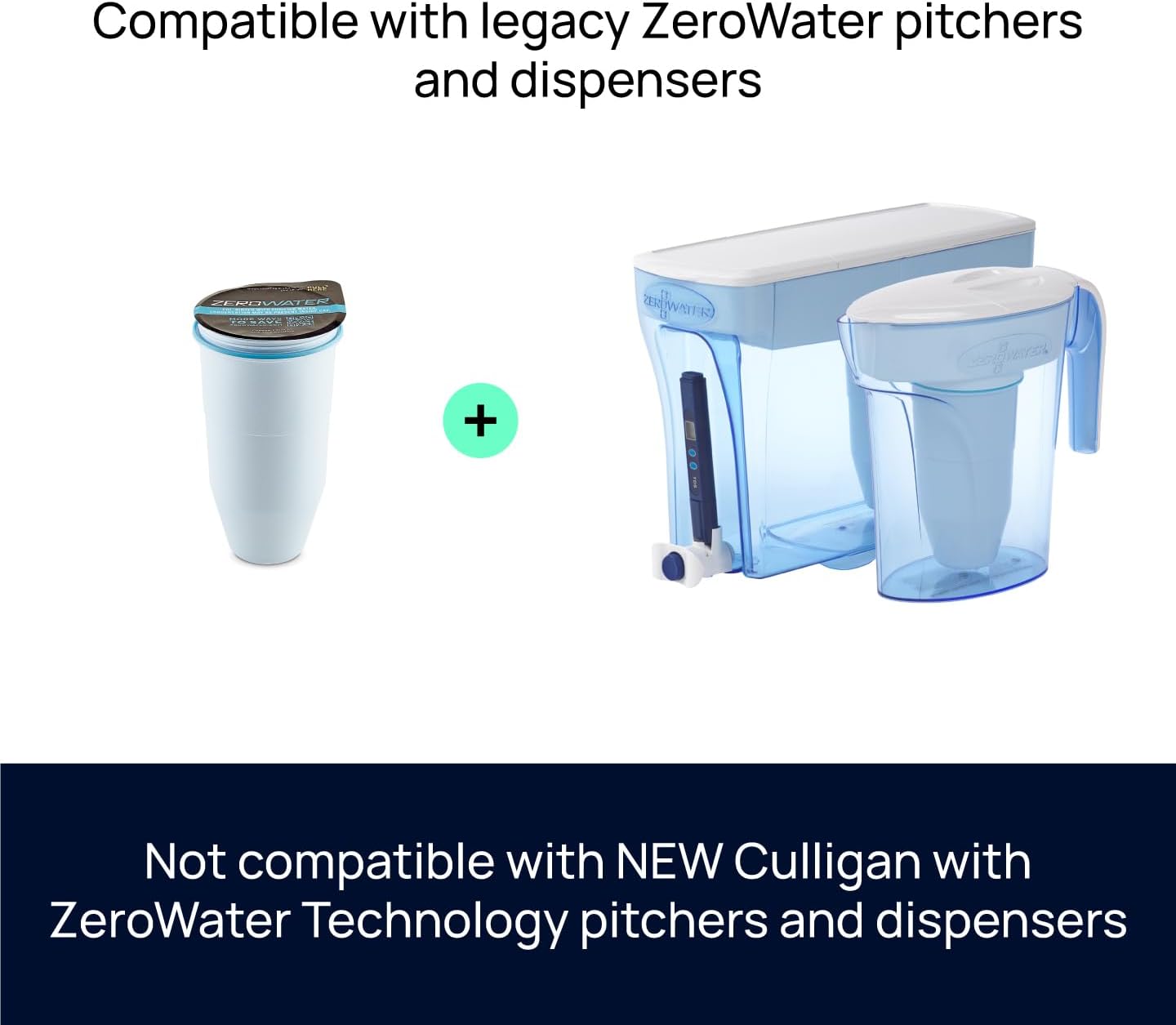 Detalle 2 de ZeroWater ZR Replacement Filters 2-Pack Blanco