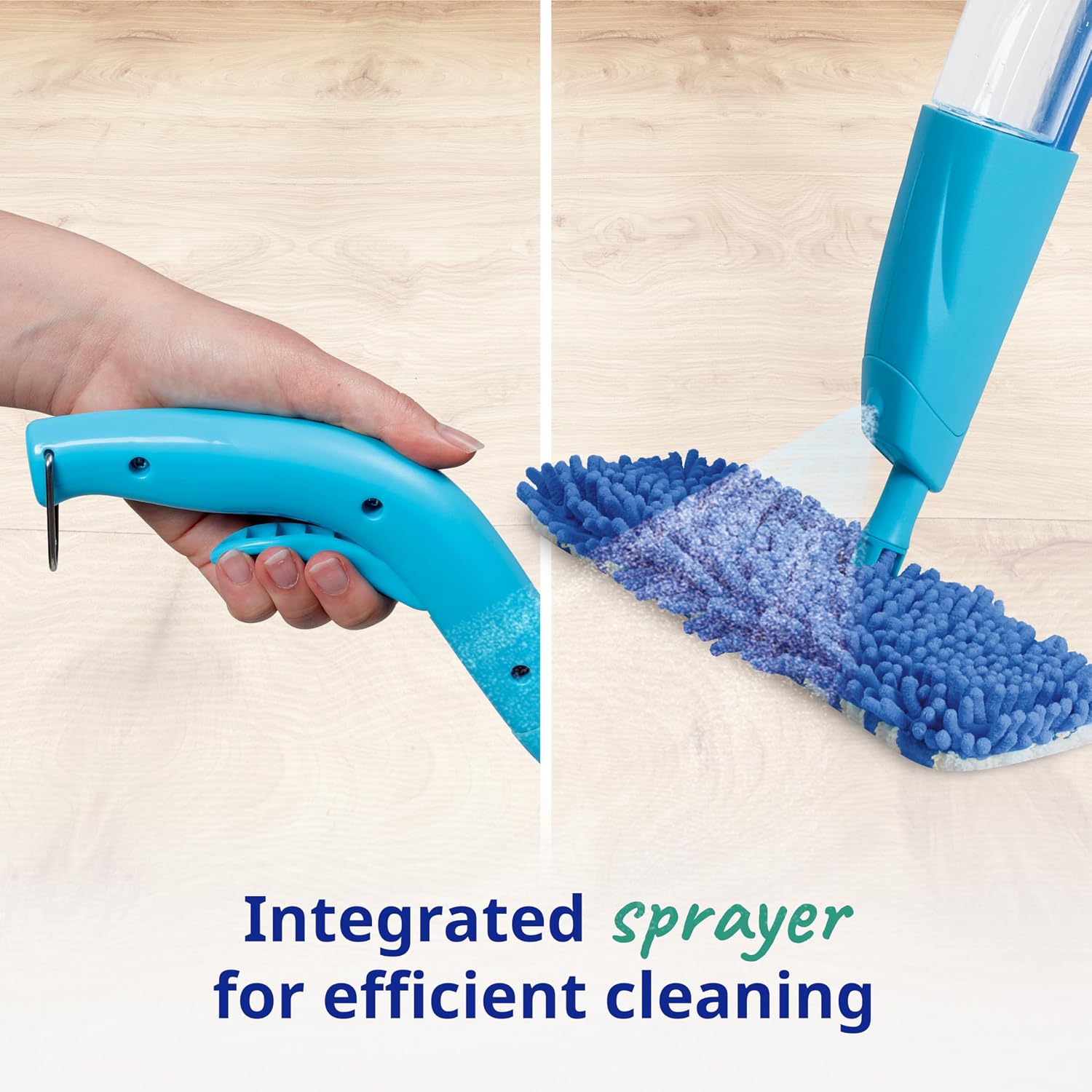 Thumbnail 3 de Spontex Quick Spray Duo Mop with Microfibre Head