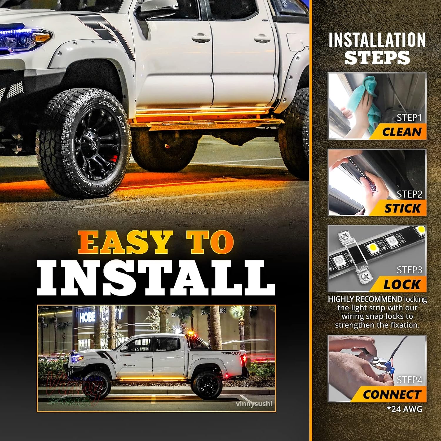 Thumbnail 5 de OPT7 Sidekick 86" Running Board Lights