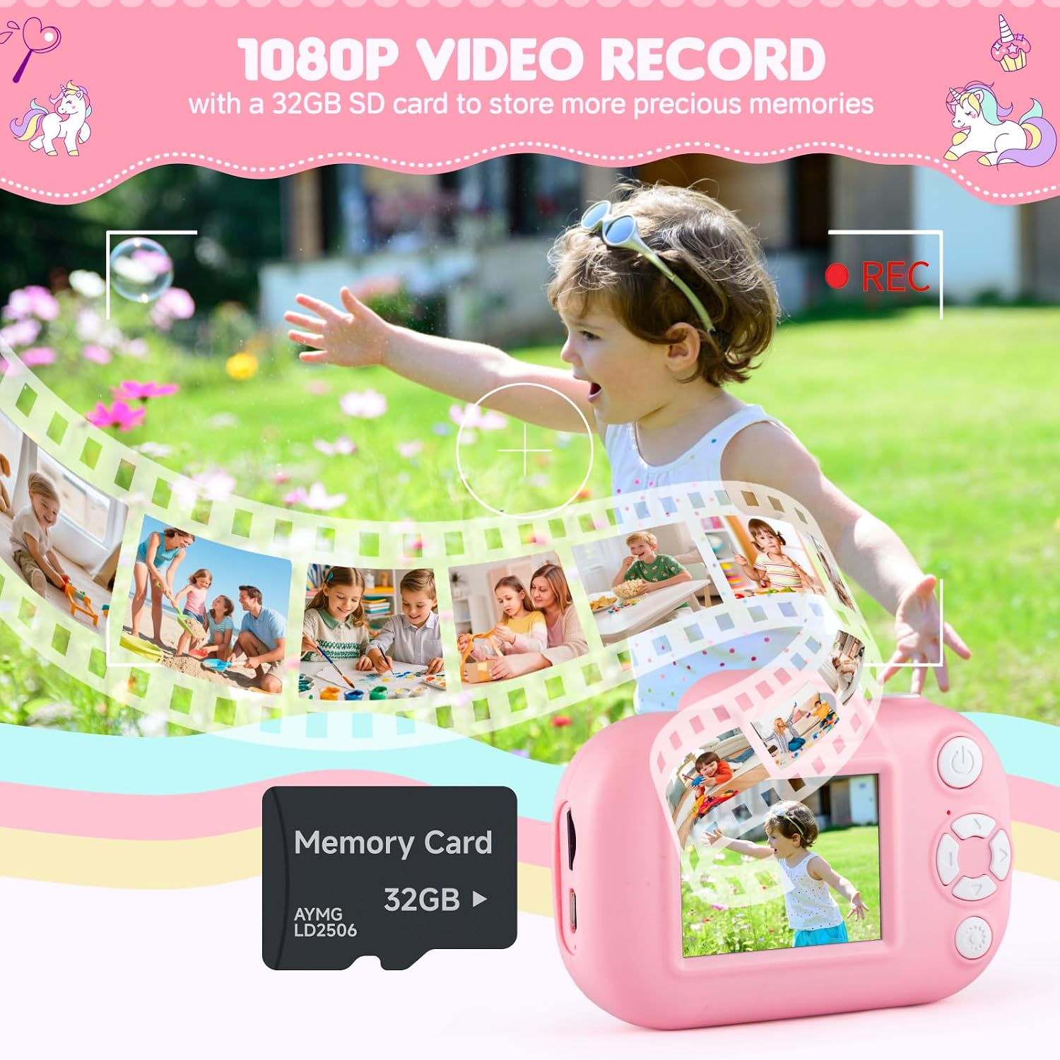 Detalle 2 de Kids Digital Camera with 32GB SD Card