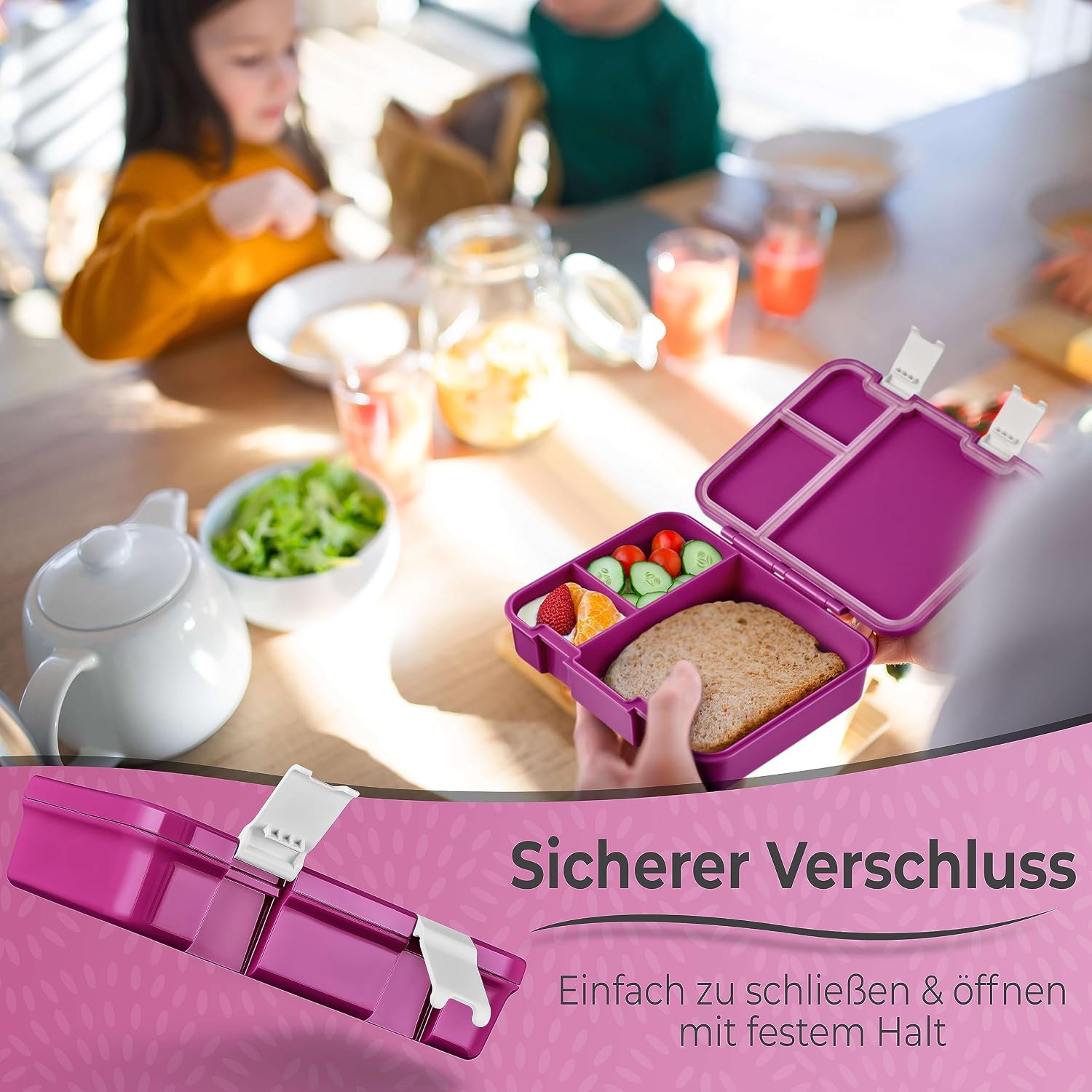 Thumbnail 2 de Lunchbox mit Fächern JIN für Kinder