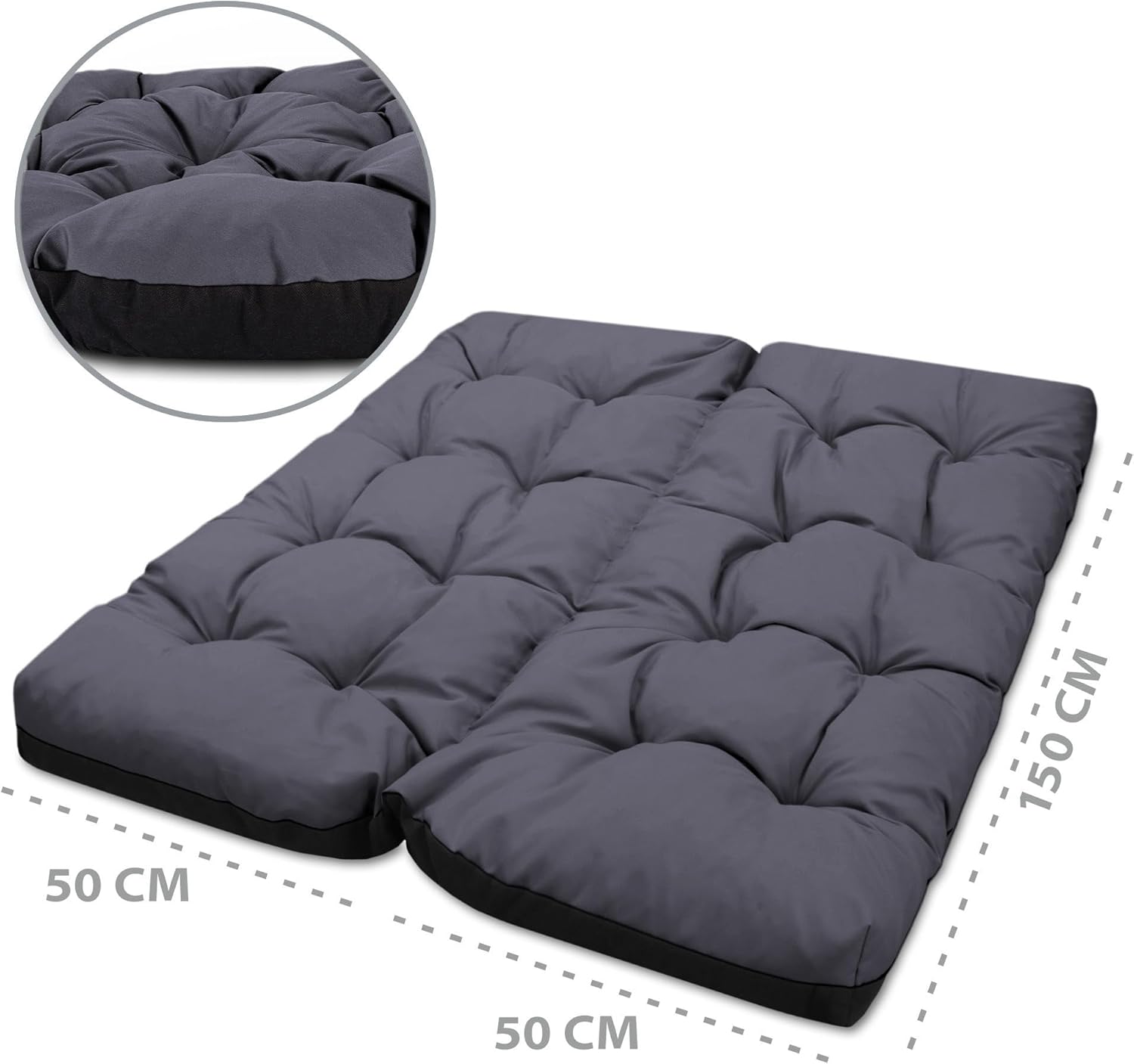 Thumbnail 2 de Amazinggirl Coussin Banquette Jardin 150x100 Graphite