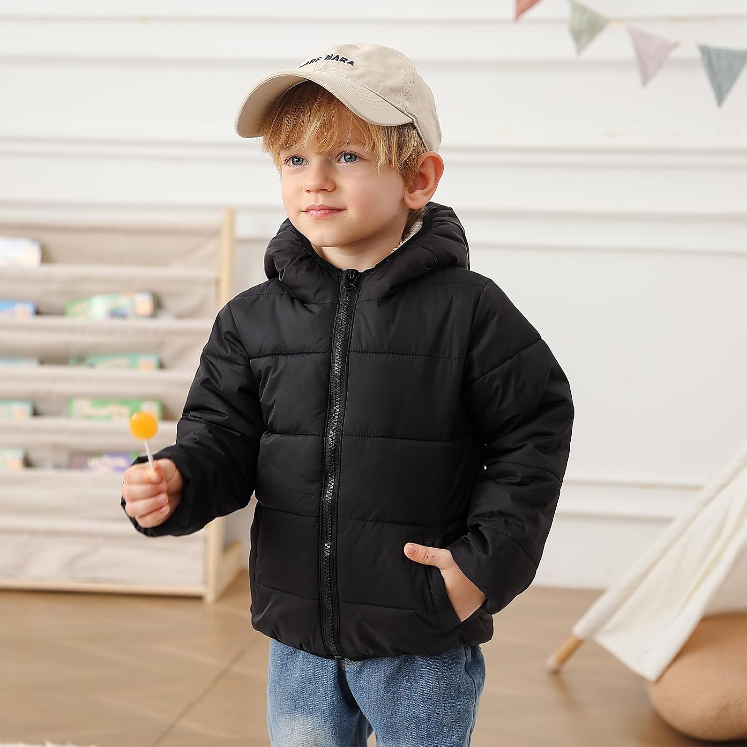 Detalle 2 de BFUSTYLE Toddler Winter Coat Fleece-Lined