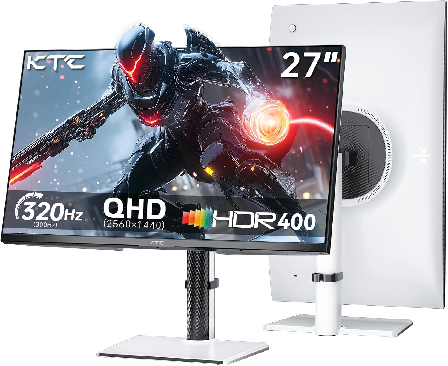 Detalle de KTC H27E6 27-inch QHD gaming monitor 320Hz