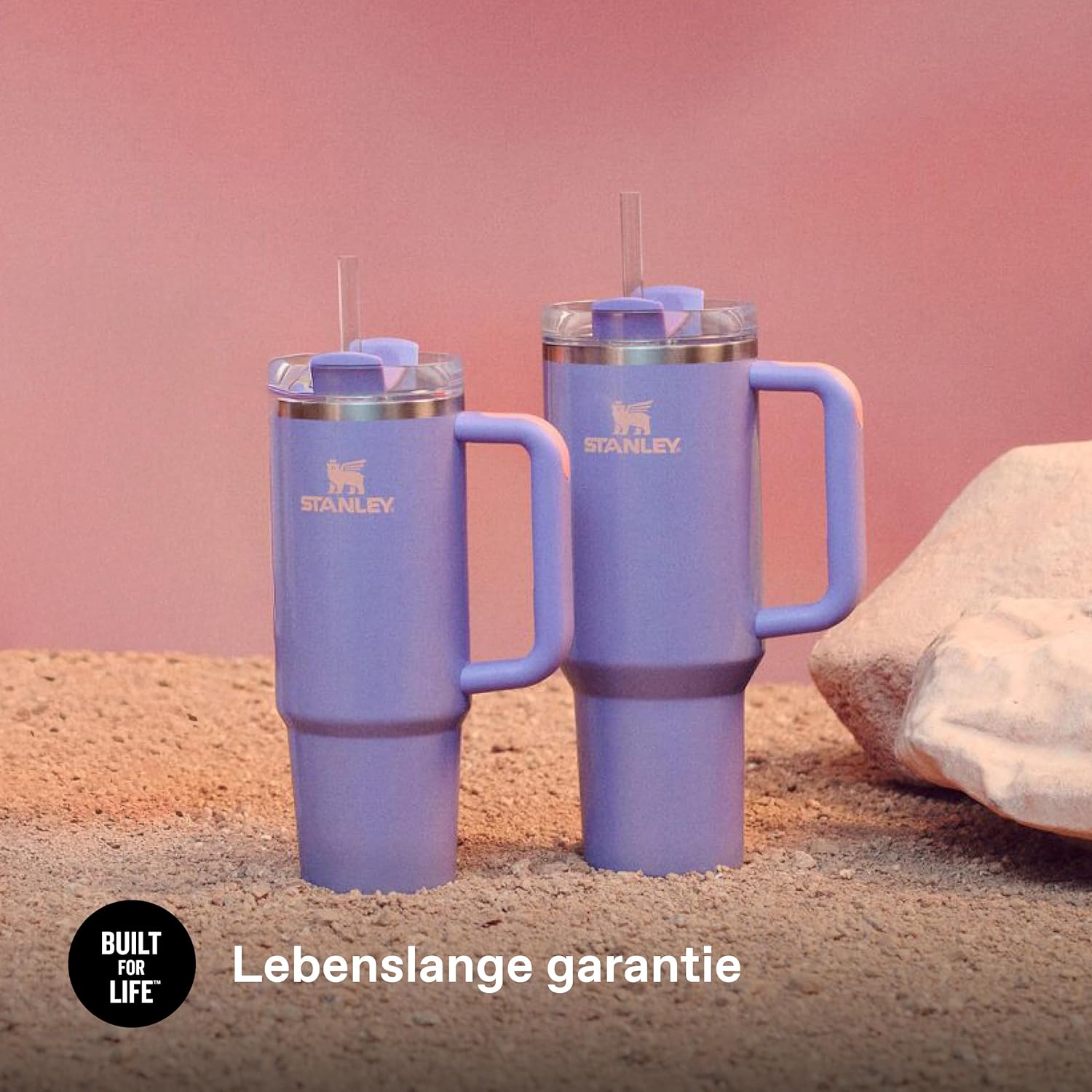 Thumbnail 6 de STANLEY 1913 Quencher H2.0 Flowstate – 1,2 L Edelstahl-Trinkflasche mit Strohhalm, BPA-frei, 11 h kalt/2 Tage eisgekühlt, Periwinkle Shimmer