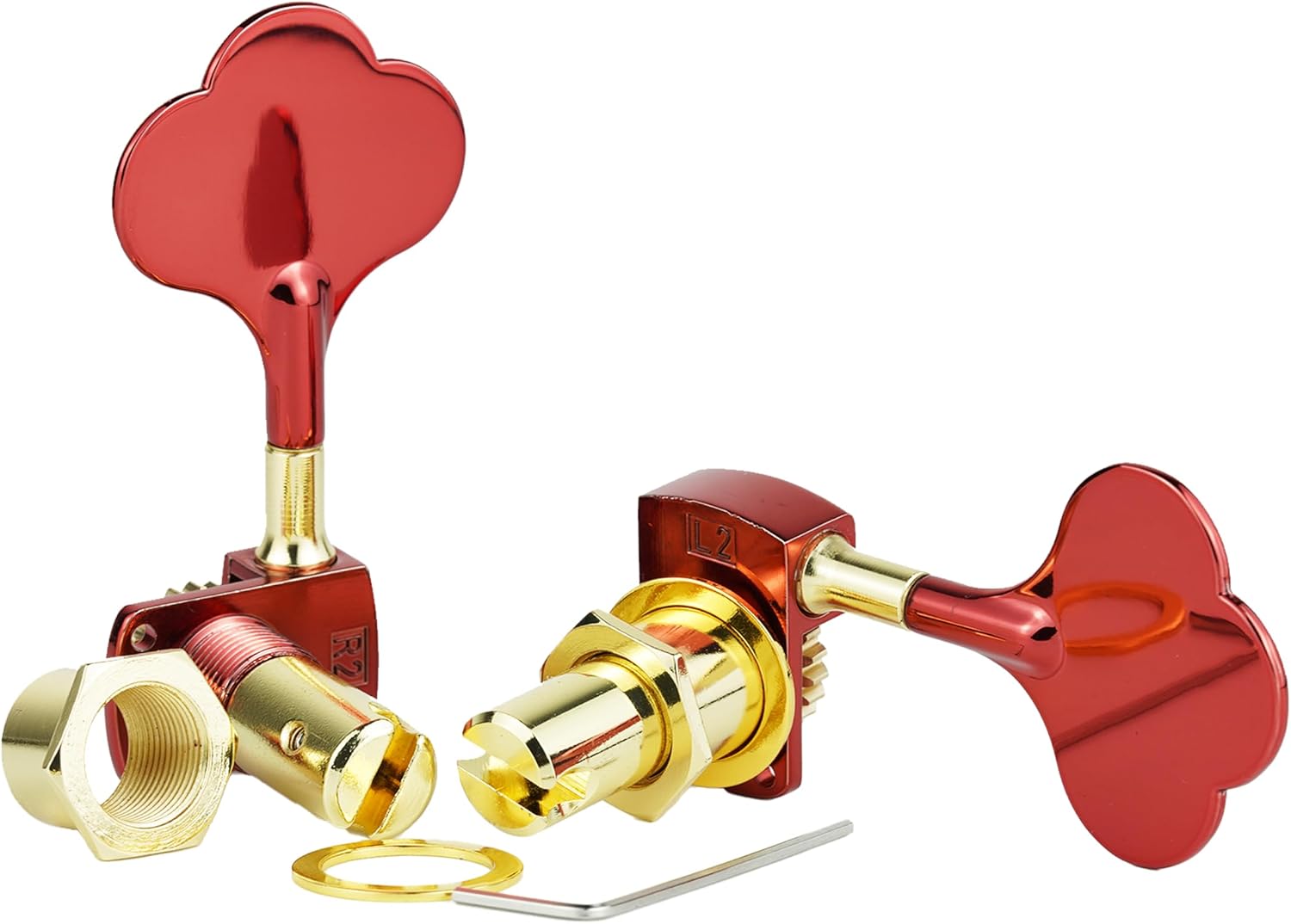 Thumbnail 3 de Guyker G-tuner-077-BB101-red2R2L Bass Tuners, Red 2R + 2L, 1:22 Ratio