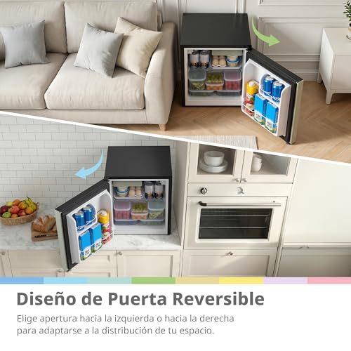Thumbnail 4 de COMFEE' RCD48GF2EUY(E) Refrigerador Mini 43L — una puerta, diseño retro en verde