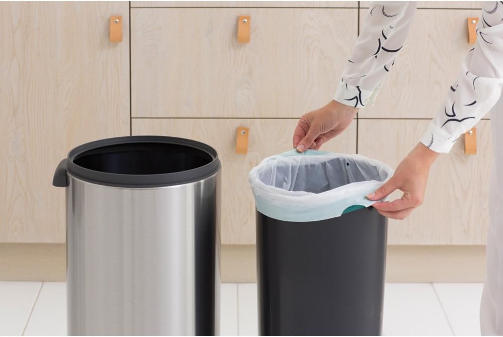Thumbnail 4 de Brabantia Touch Bin 30L - Cubo de basura negro 🗑