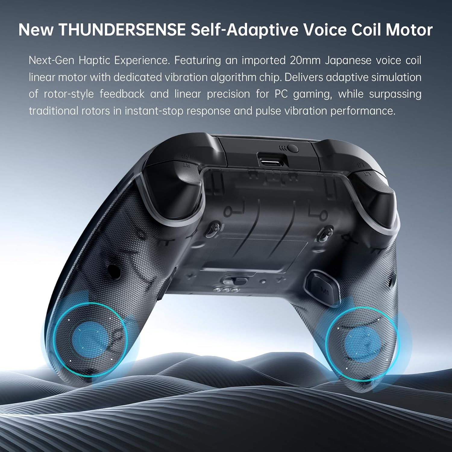 Detalle de Thunderobot G80TS Controller – Wireless Gamepad mit TMR-Joysticks, Hall-Triggern und 1.000 Hz Abfragerate
