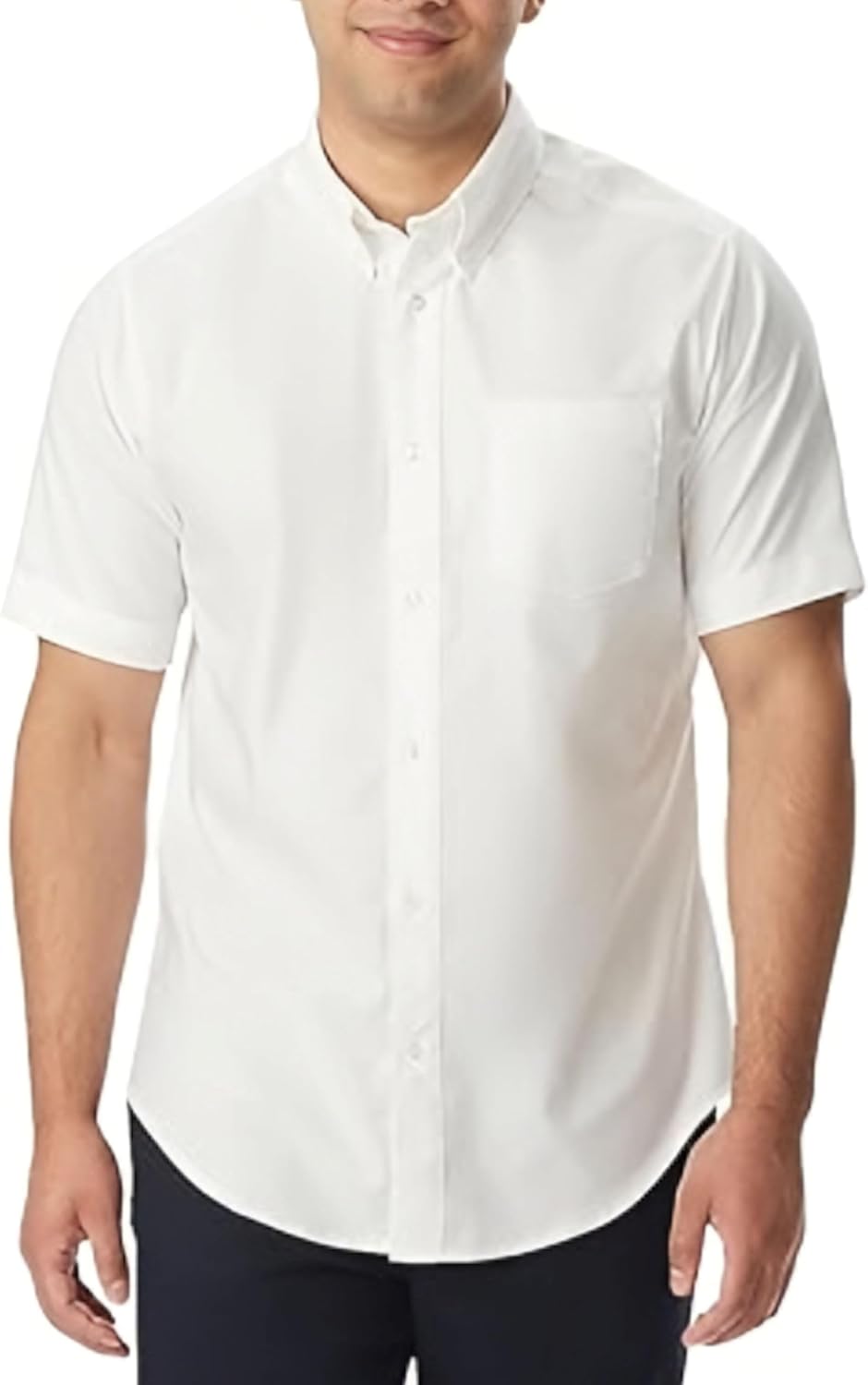 Detalle de Chemise boutonnée Classic à manches courtes pour garçons - French Toast