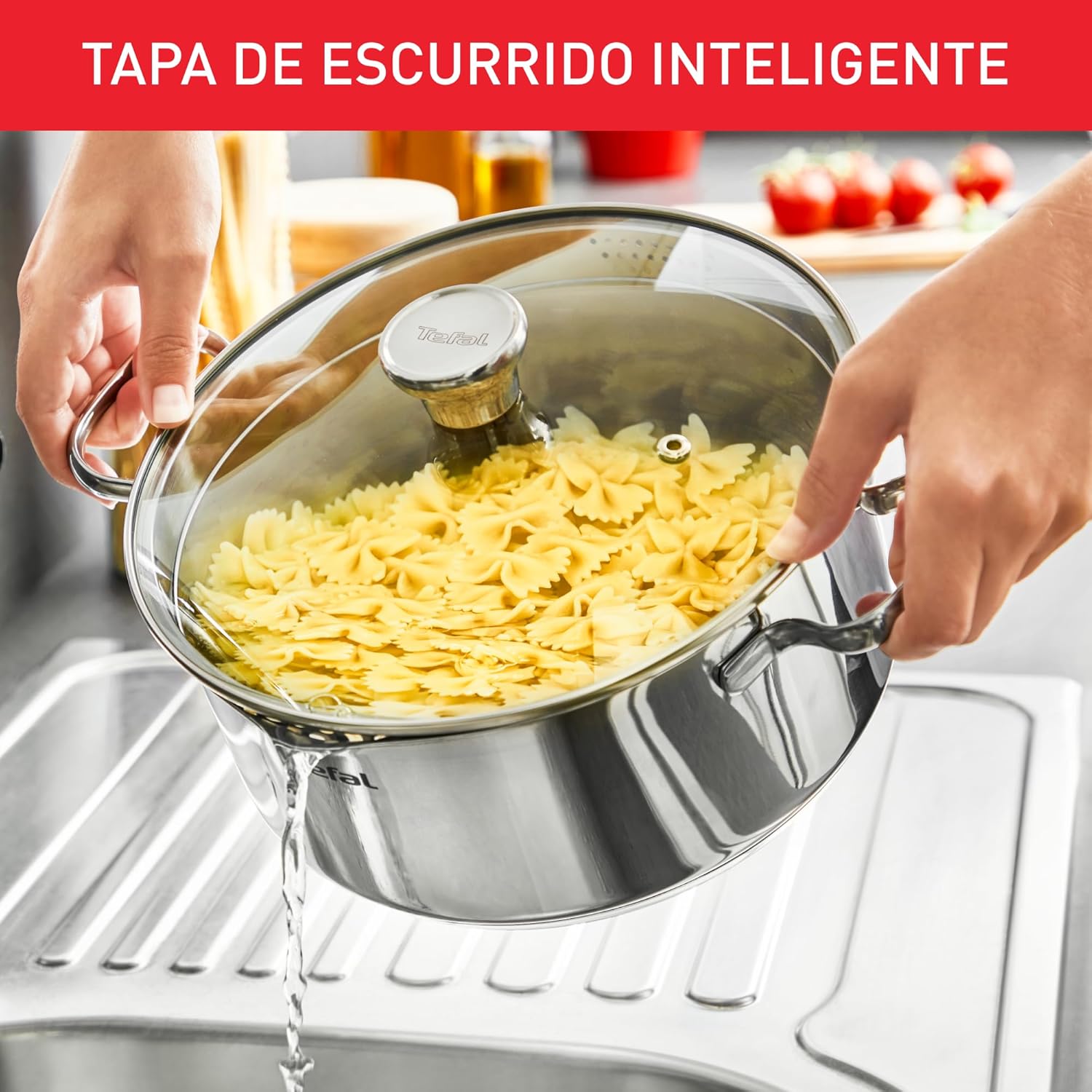 Thumbnail 4 de Tefal Duetto 🥘 Cacerola 20 cm, Inducción, Acero Inoxidable