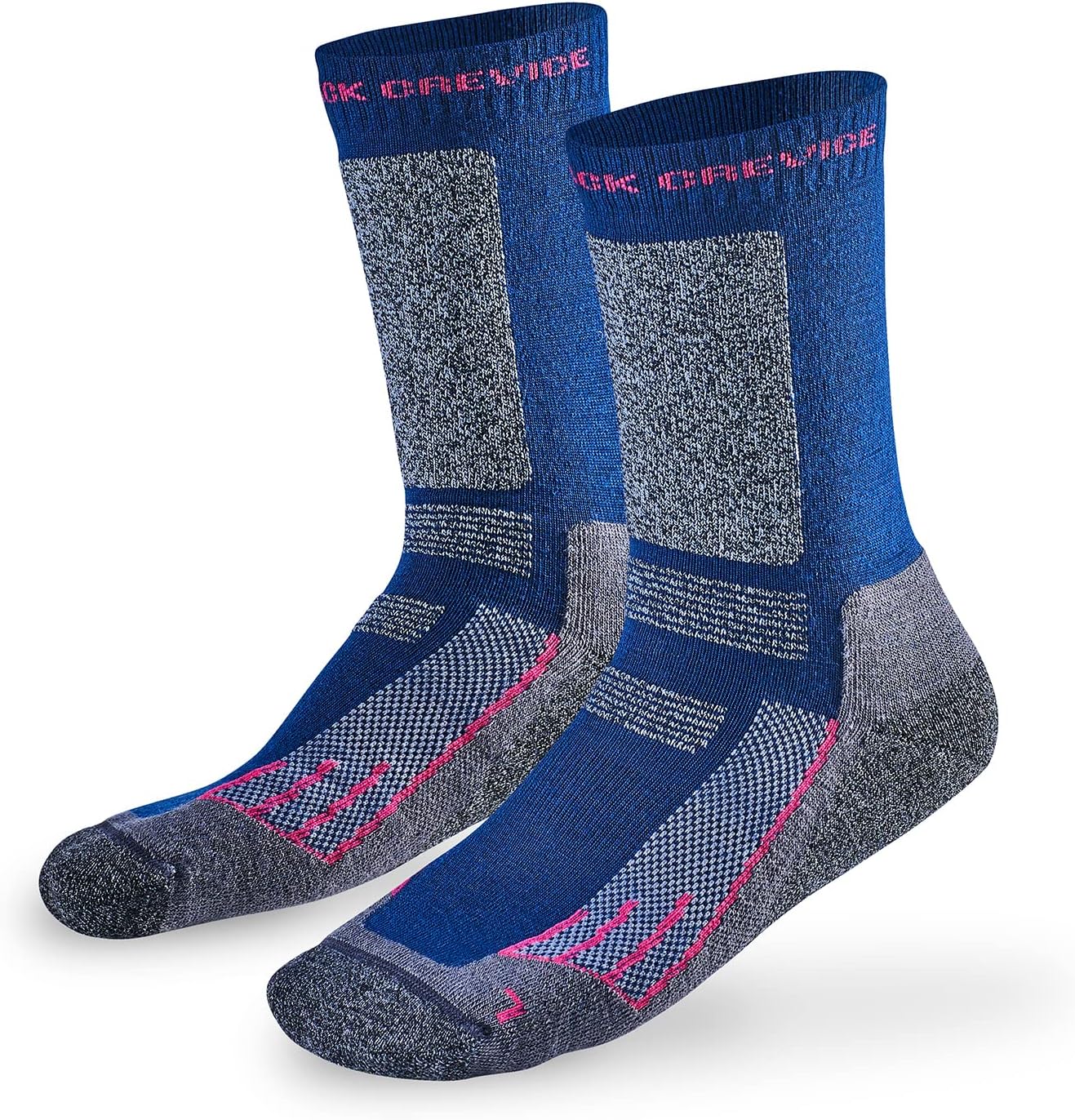 Detalle de Black Crevice Merino Outdoorsokken — Chaussettes de randonnée en laine mérinos Mixte