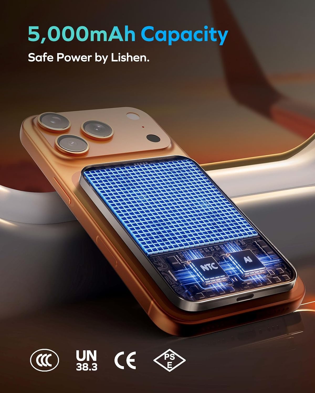 Thumbnail 2 de MOMAX Qi2 MagSafe Power Bank 5000mAh: Ultra-Slim, Ultra-Portable Charging