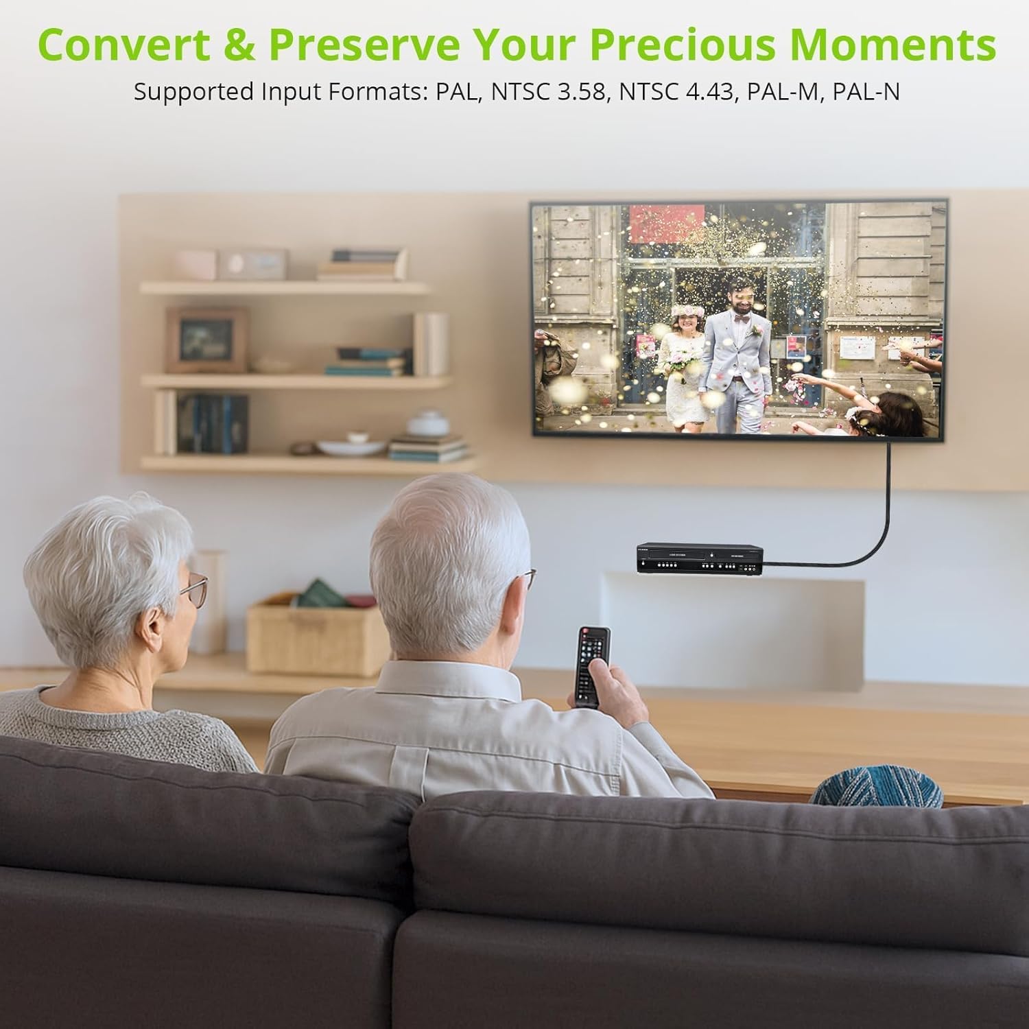 Thumbnail 6 de LiNKFOR RCA to HDMI Converter 1080p (PAL/NTSC) with 150cm AV cable and 4:3/16:9 switch