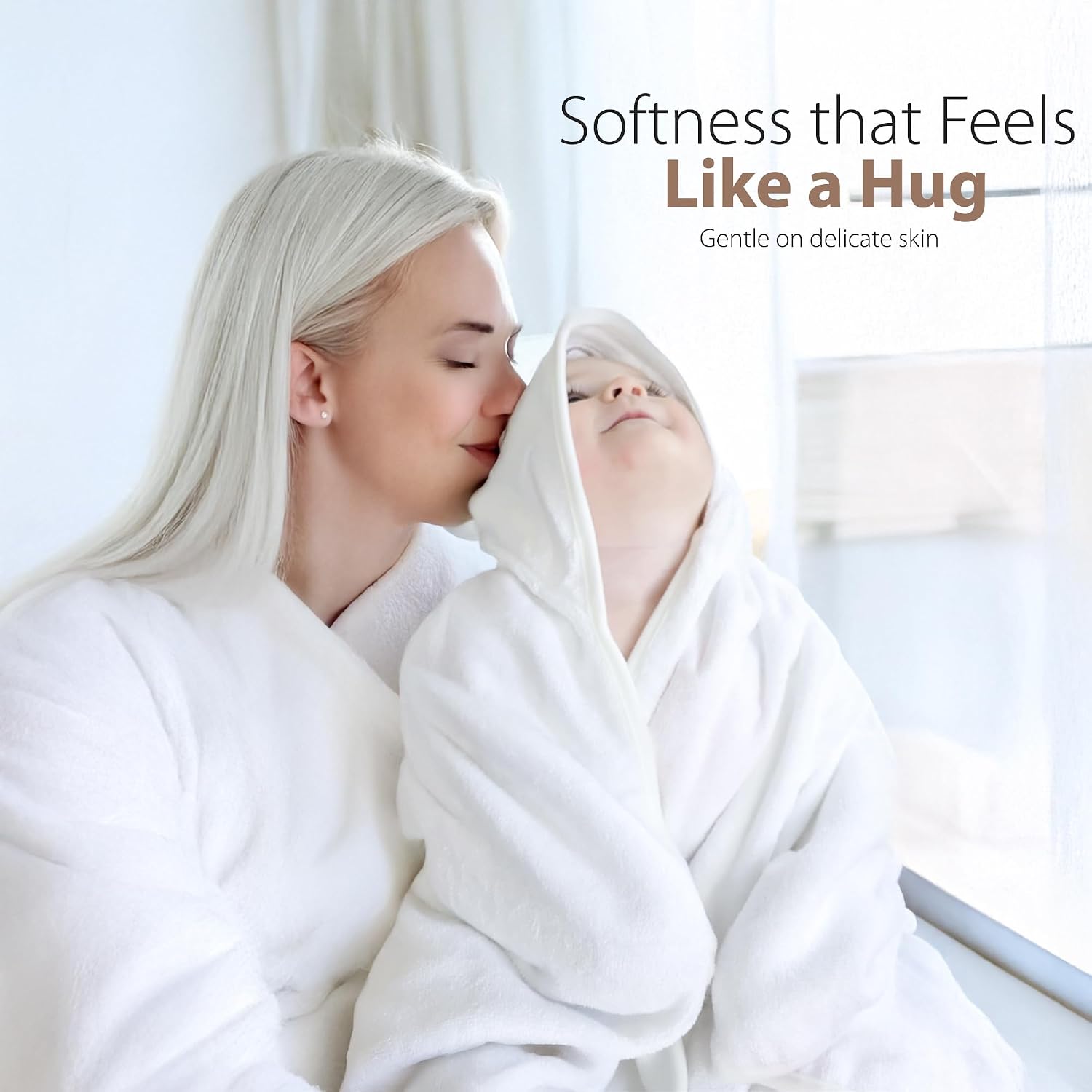 Thumbnail 2 de MINIBOO Premium Bamboo Hooded Baby Towel – Ultra-Soft 90 x 90 cm for Newborns to 6 Years