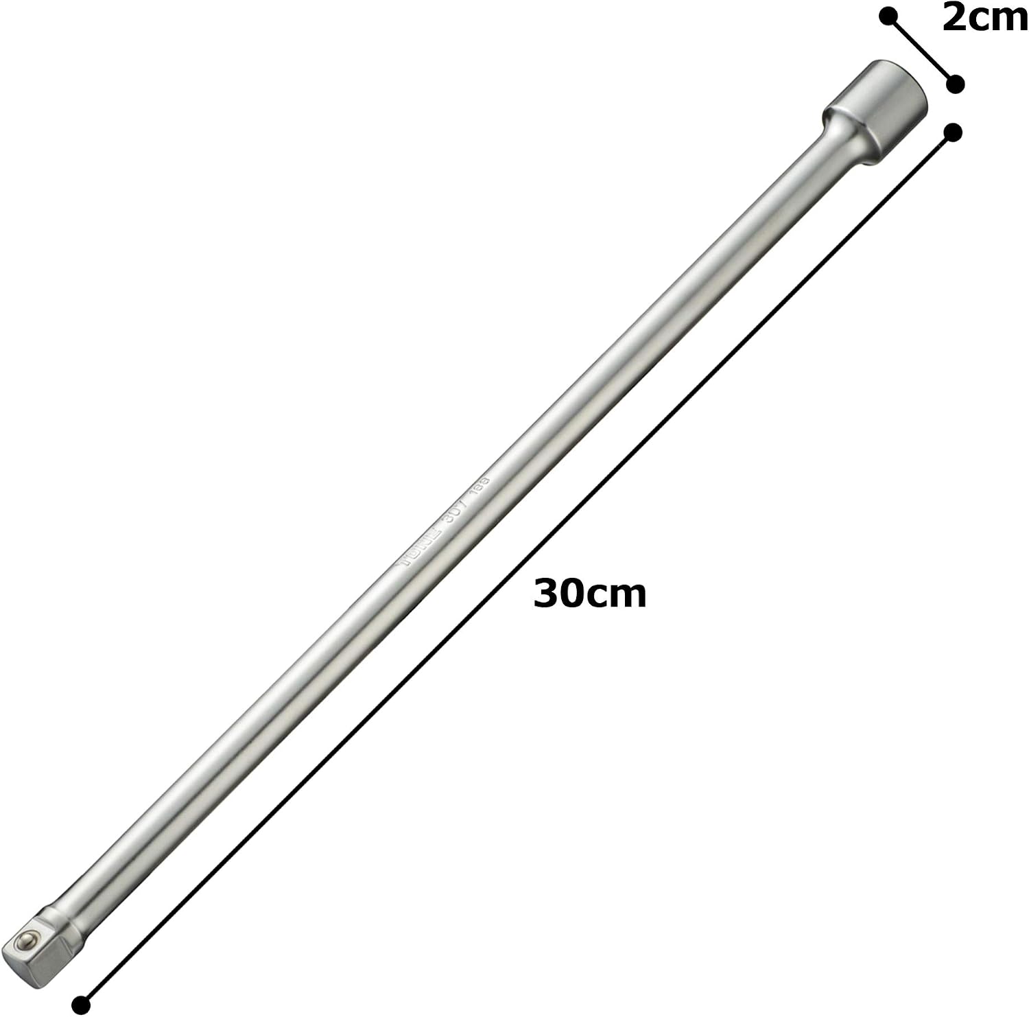 Detalle 1 de トネ(TONE) 307 エクステンションバー 差込角9.5mm(3/8インチ)・全長300mm