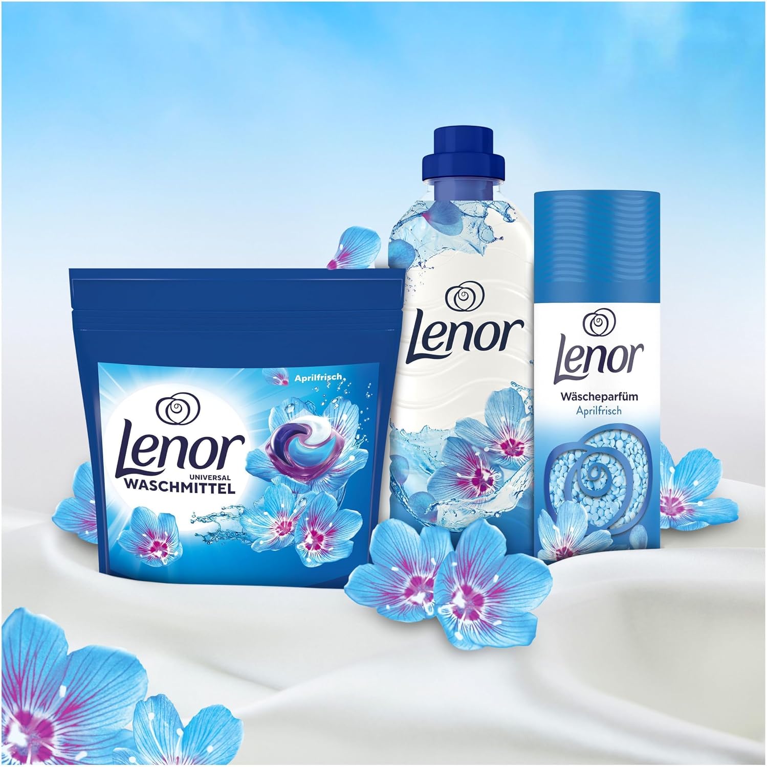 Detalle 2 de Lenor Waschmittel Pods 76 Waschladungen Aprilfrisch