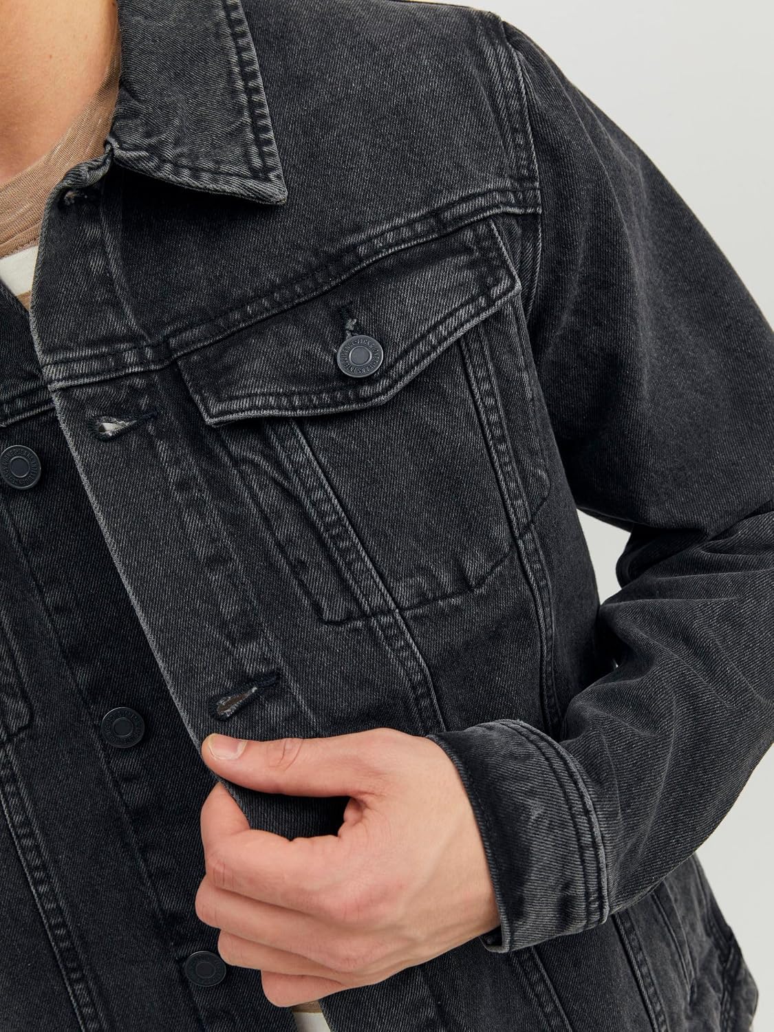 Thumbnail 4 de JACK & JONES Denim Jacket in denim 100% cotone, Regular Fit