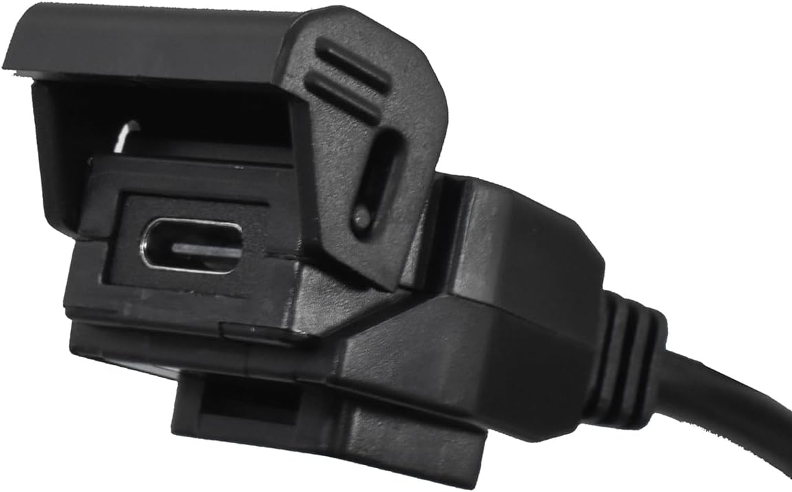 Detalle de コミネ EK-214(08-214)バイク用USB電源ソケットキット PD3.0・QC3.0対応、防水2口