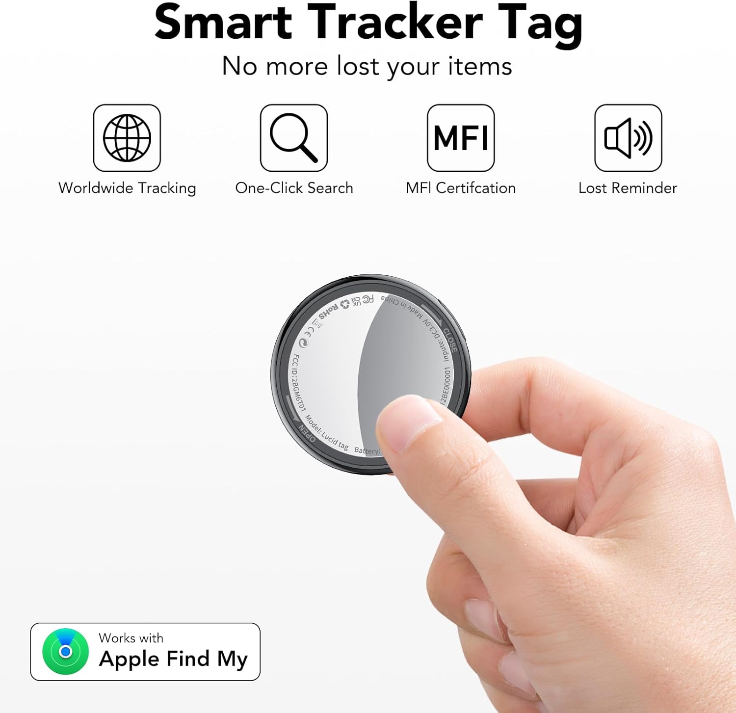 Thumbnail 1 de Tukio Air Tracker Tags 4-pack Bluetooth tracker