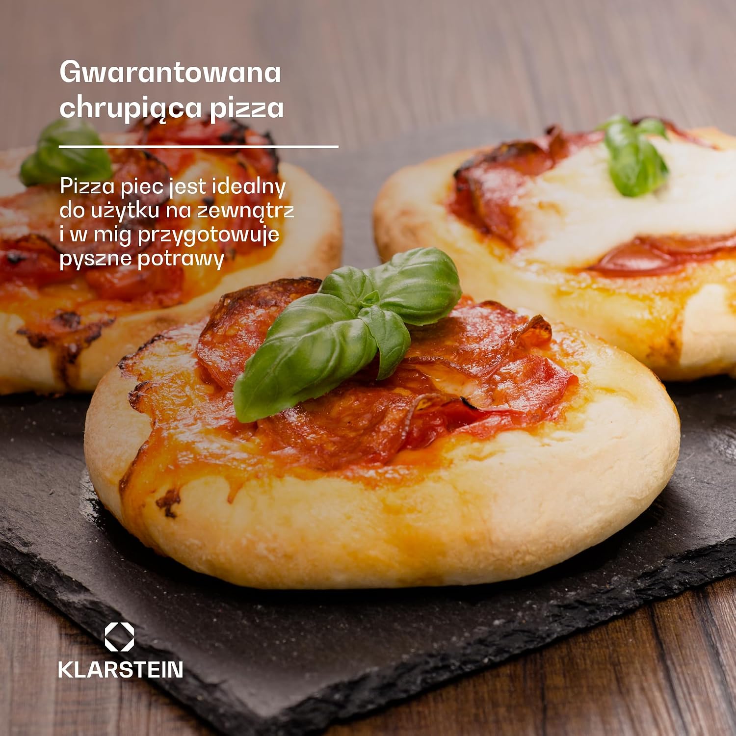 Detalle de Klarstein LaFiamma POV6-Kl-NA-E-BK Electric Pizza Oven, 2200W, Pizza Stone