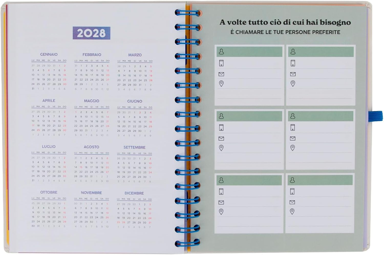 Thumbnail 6 de Diario scolastico Mr. Wonderful 2026-27 Settimanale Ready – Organizzazione settimanale con tasca interna