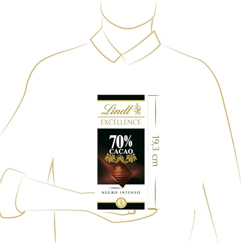 Detalle de Lindt Chocolate EXCELLENCE 70% - Delicioso y Aromático 🍫